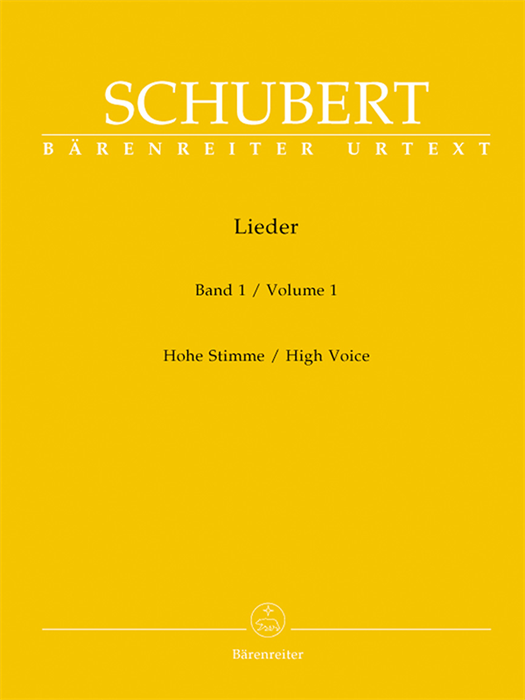 Schubert Lieds Vol.1 High Voice
