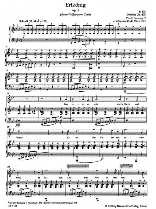 Schubert Lieds Vol.1 High Voice