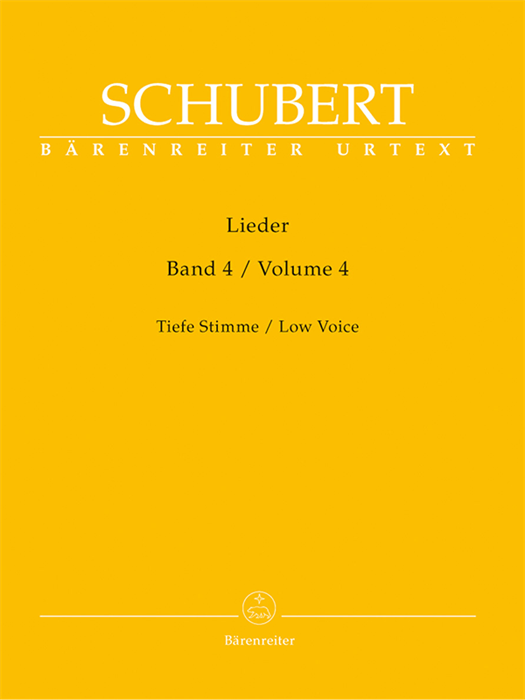 Schubert Lieds Vol.4 Low Voice