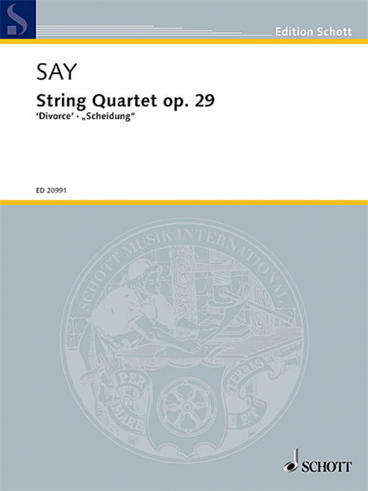 Say - String Quartet Op. 29 
