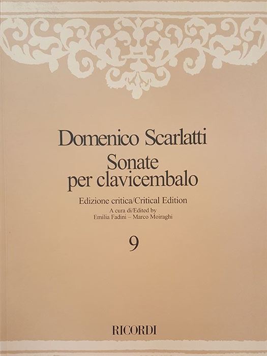 Sonatas For Clavicembalo Critical Edition V9