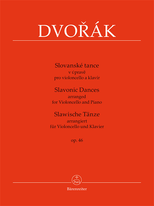 Dvorak Slavonic Dances arranged for Violoncello and Piano