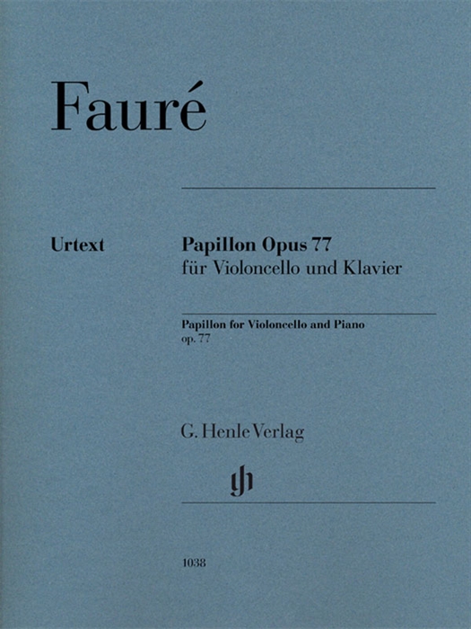 Faure - Papillon Op.77 For Violoncello and Piano