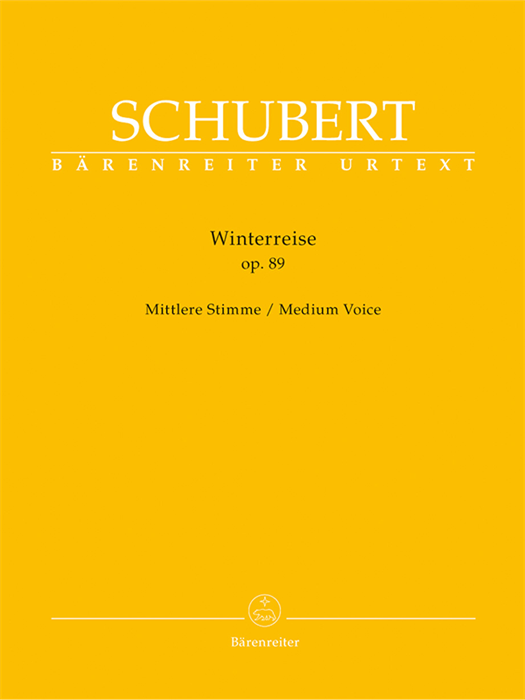 Schubert - Winterreise op. 89 D 911 - Medium Voice