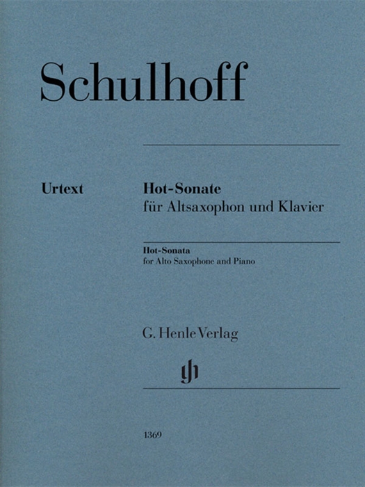 Schulhoff - Hot Sonata for Alto Saxophone and Pian0
