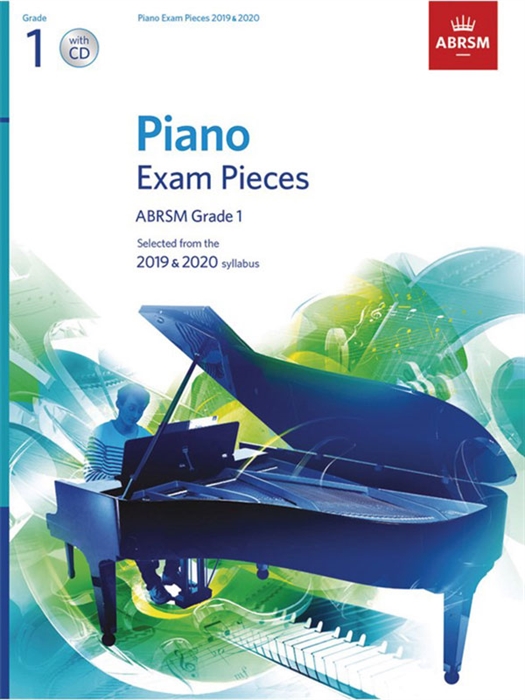 ABRSM 2019 - 2020 Piano Exam Pieces Grade 1 (CD li Kitap)