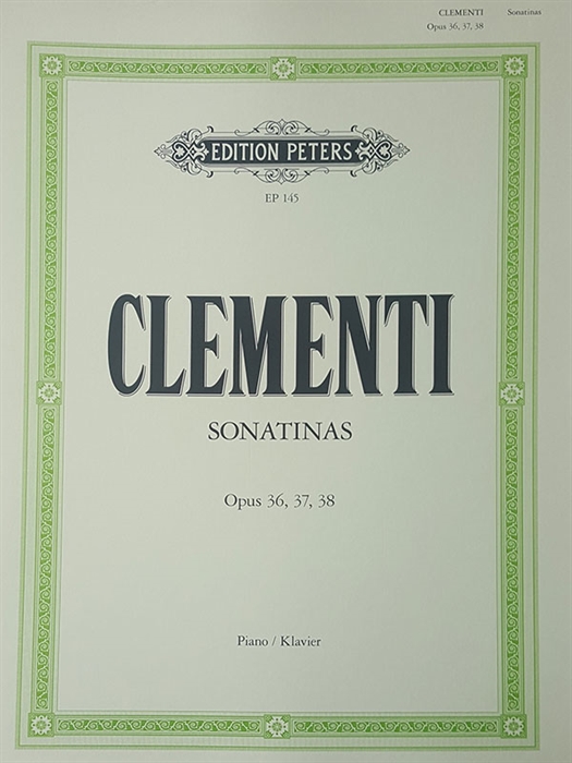 Clementi -  Sonatinas Opus 36, 37, 38