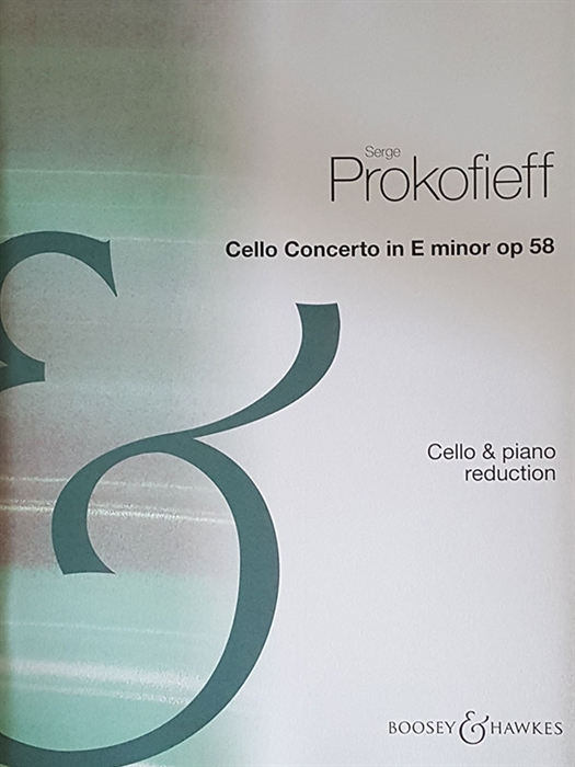Prokofieff - Cello Concerto in E minor Op.58 (cello and piano)