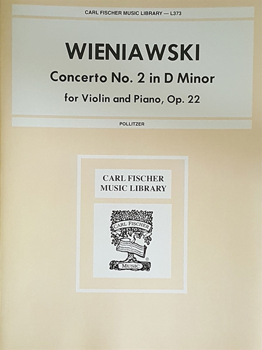 Wieniawski Violin Concerto No.2 for violin and piano