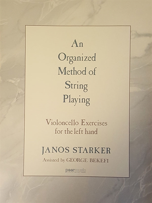Janos Starker - Violoncello Exercises for the Left Hand