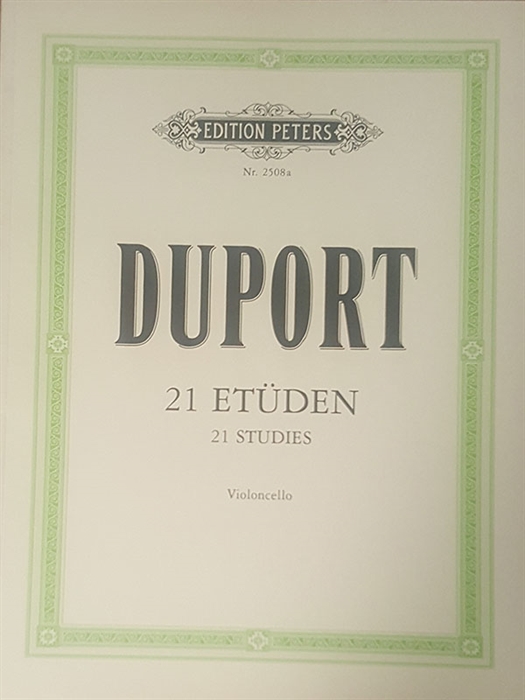 Duport - 21 Studies for Violoncello