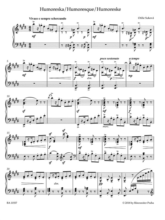 Sukova - Piano Pieces