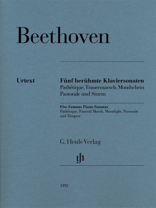 Beethoven - Five Famous Piano Sonatas