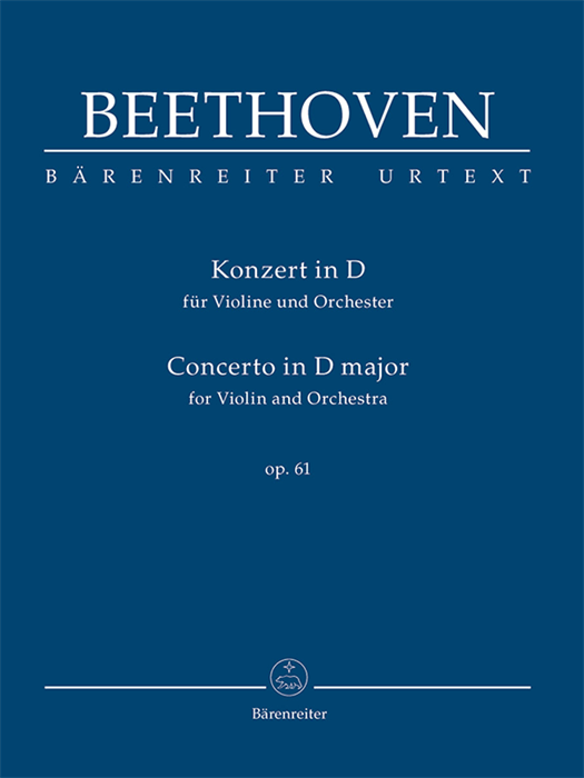 Beethoven Concerto for Violin and Orchestra (Study Score)