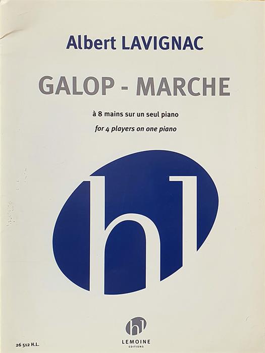 Lavignac - Galop Marche for 4 players on 1 piano