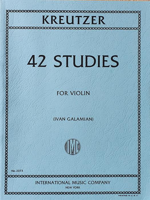 Kreutzer 32 Studies (Galamian)