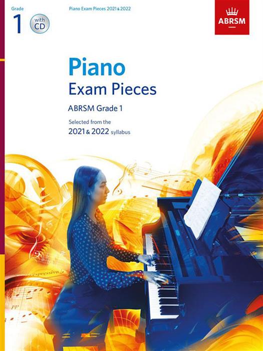 ABRSM Piano Exam Pieces 2021-2022 Grade 1 + CD