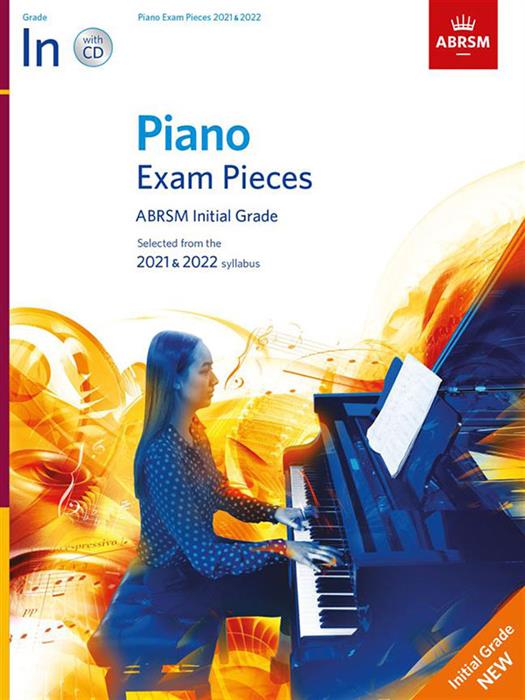 ABRSM Piano Exam Pieces 2021-2022 Initial Grade + CD