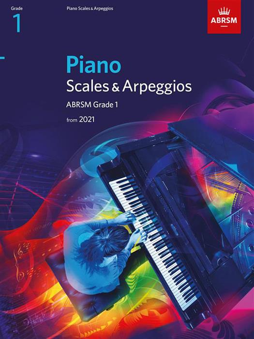 ABRSM Piano Scales and Arpeggios from 2021 Grade 1