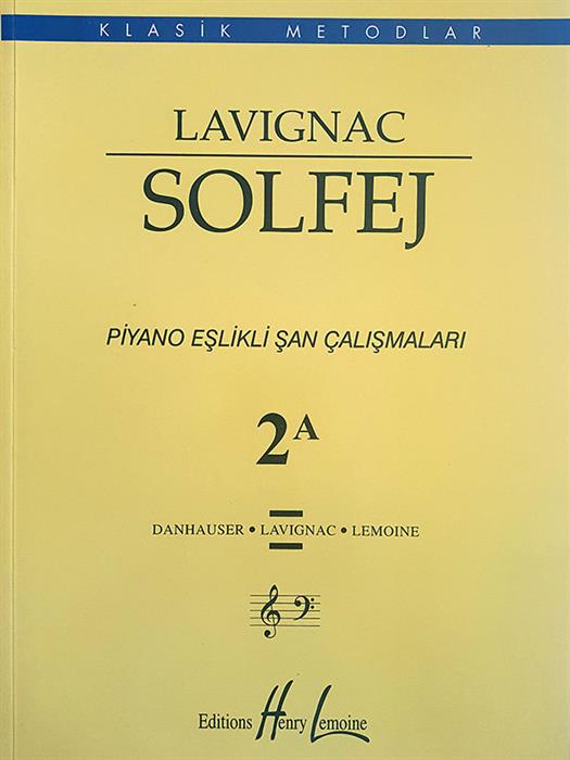 Lavignac - Solfej - Piyano Eşlikli Şan Çalışmaları 2A