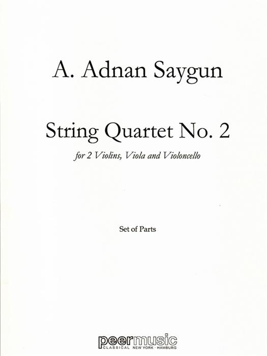 Saygun - String Quartet No.2 (Score + Parts)