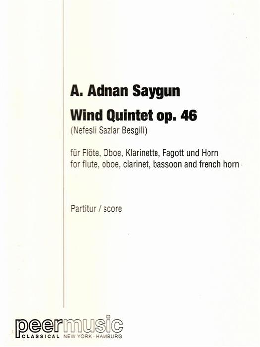 Saygun - Wind Quintet (Score + Parts)